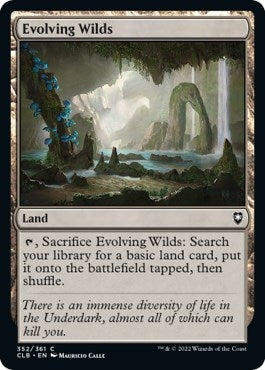Image for Evolving Wilds (352) [Commander Legends: Battle for Baldur's Gate]