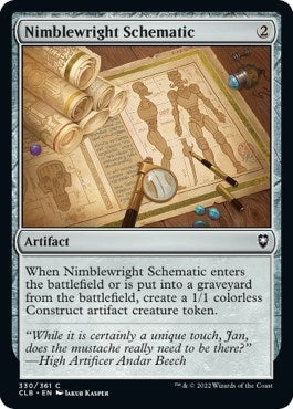 Image for Nimblewright Schematic (330) [Commander Legends: Battle for Baldur's Gate]