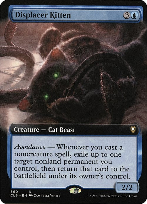 Image for Displacer Kitten (Extended Art) (560) [Commander Legends: Battle for Baldur's Gate]