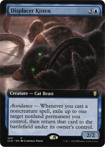 Image for Displacer Kitten (Extended Art) (560) [Commander Legends: Battle for Baldur's Gate]