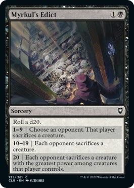 Image for Myrkul's Edict (135) [Commander Legends: Battle for Baldur's Gate]