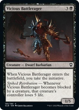 Image for Vicious Battlerager (155) [Commander Legends: Battle for Baldur's Gate]