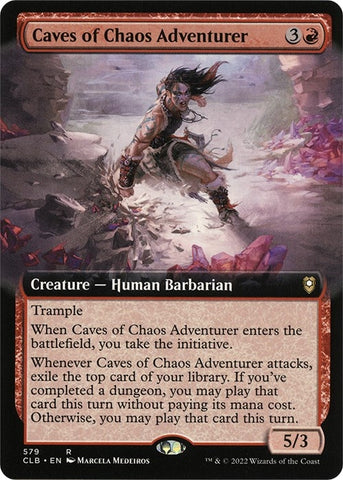 Image for Caves of Chaos Adventurer (Extended Art) (579) [Commander Legends: Battle for Baldur's Gate]