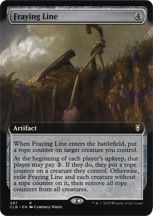 Image for Fraying Line (Extended Art) (597) [Commander Legends: Battle for Baldur's Gate]
