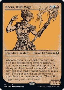 Image for Neera, Wild Mage (Showcase) (434) [Commander Legends: Battle for Baldur's Gate]