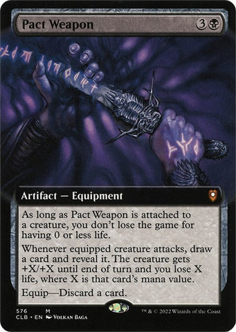 Image for Pact Weapon (Extended Art) (576) [Commander Legends: Battle for Baldur's Gate]