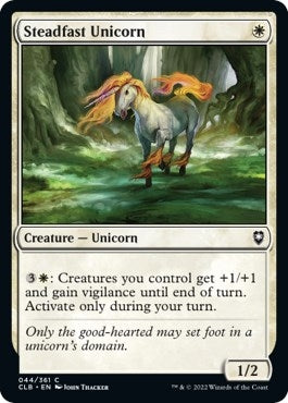 Image for Steadfast Unicorn (44) [Commander Legends: Battle for Baldur's Gate]