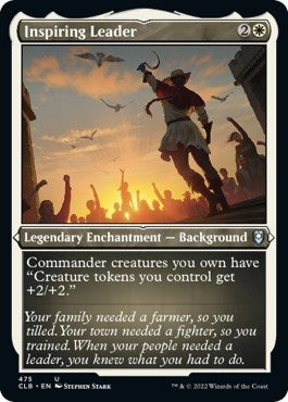 Image for Inspiring Leader (Foil Etched) (475) [Commander Legends: Battle for Baldur's Gate]
