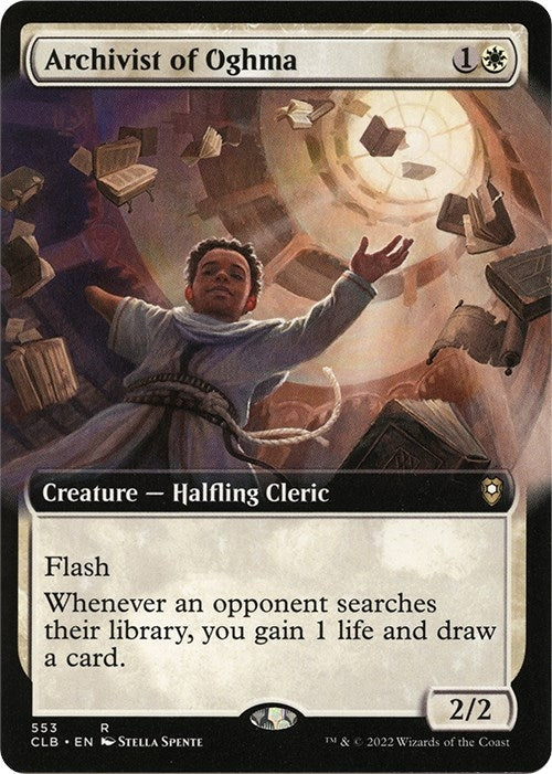 Image for Archivist of Oghma (Extended Art) (553) [Commander Legends: Battle for Baldur's Gate]