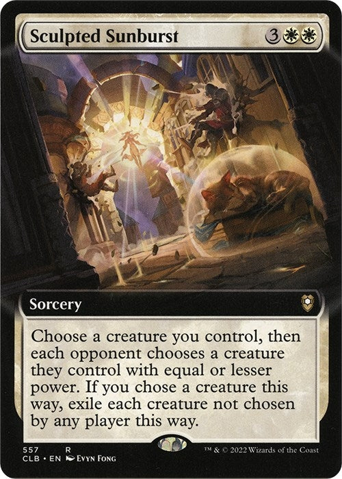 Image for Sculpted Sunburst (Extended Art) (557) [Commander Legends: Battle for Baldur's Gate]