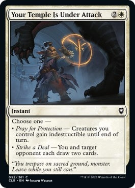 Image for Your Temple Is Under Attack (52) [Commander Legends: Battle for Baldur's Gate]