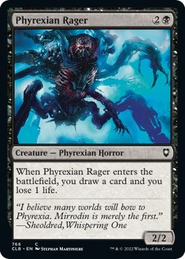 Image for Phyrexian Rager (766) [Commander Legends: Battle for Baldur's Gate]