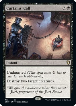 Image for Curtains' Call (746) [Commander Legends: Battle for Baldur's Gate]