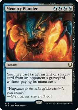 Image for Memory Plunder (849) [Commander Legends: Battle for Baldur's Gate]