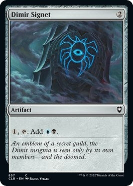 Image for Dimir Signet (857) [Commander Legends: Battle for Baldur's Gate]