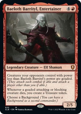 Image for Baeloth Barrityl, Entertainer (655) [Commander Legends: Battle for Baldur's Gate]