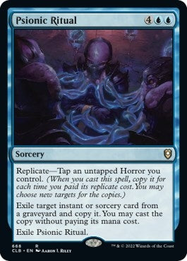 Image for Psionic Ritual (668) [Commander Legends: Battle for Baldur's Gate]