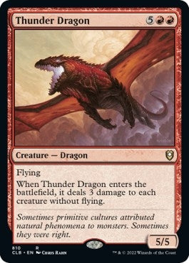 Image for Thunder Dragon (810) [Commander Legends: Battle for Baldur's Gate]