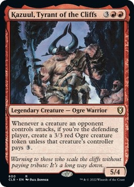 Image for Kazuul, Tyrant of the Cliffs (800) [Commander Legends: Battle for Baldur's Gate]