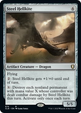 Image for Steel Hellkite (874) [Commander Legends: Battle for Baldur's Gate]