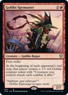 Image for Goblin Spymaster (795) [Commander Legends: Battle for Baldur's Gate]