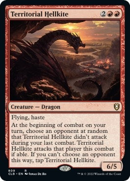 Image for Territorial Hellkite (809) [Commander Legends: Battle for Baldur's Gate]