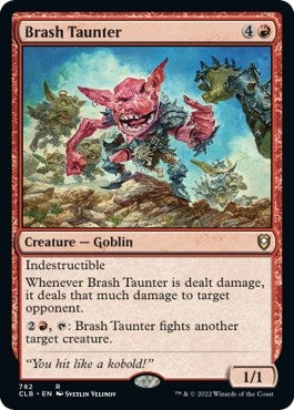 Image for Brash Taunter (782) [Commander Legends: Battle for Baldur's Gate]