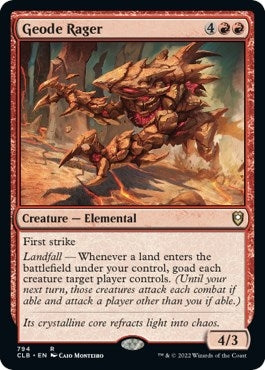 Image for Geode Rager (794) [Commander Legends: Battle for Baldur's Gate]