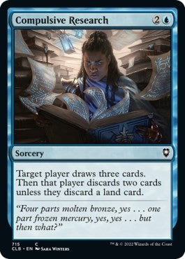 Image for Compulsive Research (715) [Commander Legends: Battle for Baldur's Gate]
