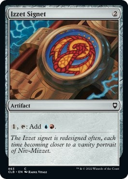Image for Izzet Signet (863) [Commander Legends: Battle for Baldur's Gate]