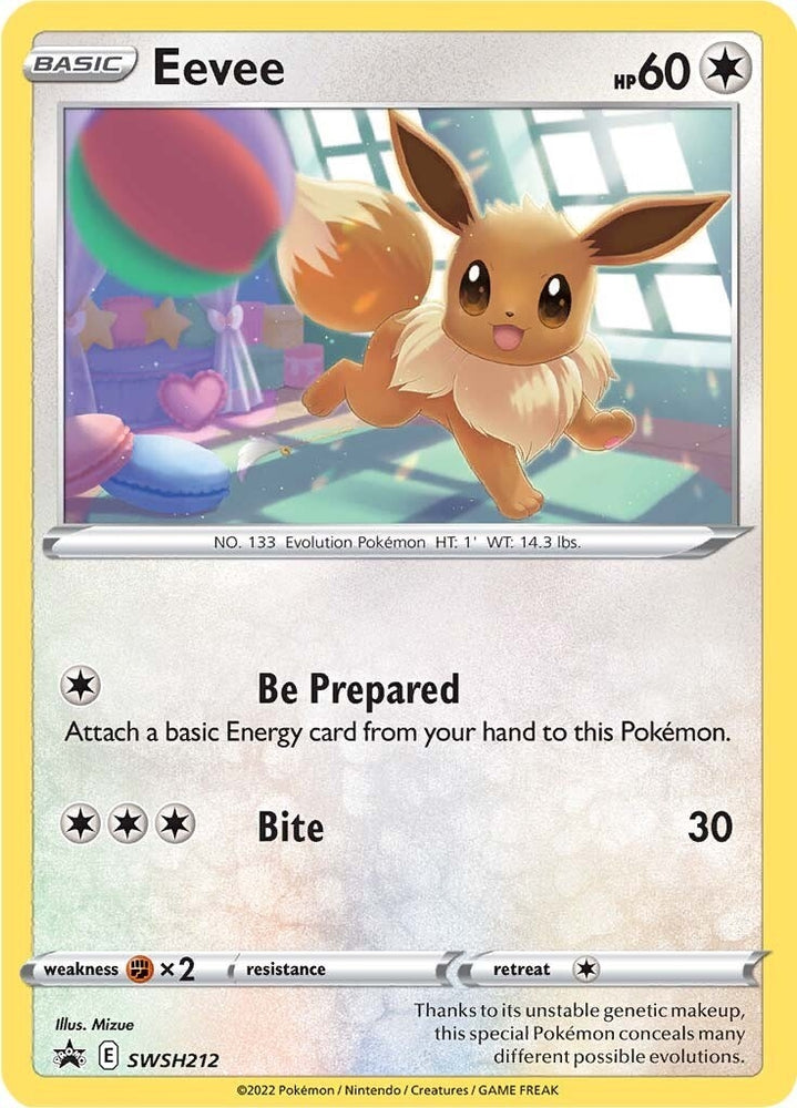 Image for Eevee - SWSH212 (SWSH212) [SWSH: Sword & Shield Promo Cards]