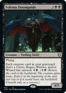 Image for Solemn Doomguide (672) [Commander Legends: Battle for Baldur's Gate]