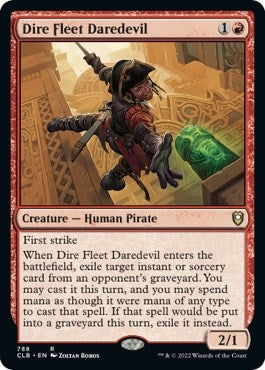 Image for Dire Fleet Daredevil (788) [Commander Legends: Battle for Baldur's Gate]
