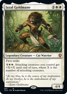 Image for Jazal Goldmane (697) [Commander Legends: Battle for Baldur's Gate]