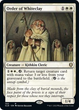 Image for Order of Whiteclay (703) [Commander Legends: Battle for Baldur's Gate]