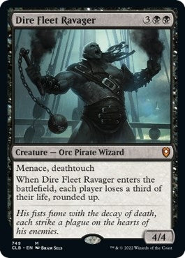 Image for Dire Fleet Ravager (749) [Commander Legends: Battle for Baldur's Gate]