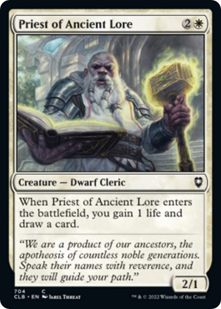 Image for Priest of Ancient Lore (704) [Commander Legends: Battle for Baldur's Gate]