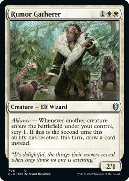 Image for Rumor Gatherer (705) [Commander Legends: Battle for Baldur's Gate]