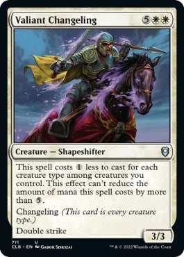 Image for Valiant Changeling (711) [Commander Legends: Battle for Baldur's Gate]