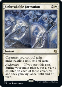 Image for Unbreakable Formation (710) [Commander Legends: Battle for Baldur's Gate]