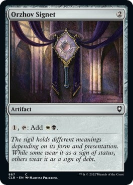 Image for Orzhov Signet (867) [Commander Legends: Battle for Baldur's Gate]