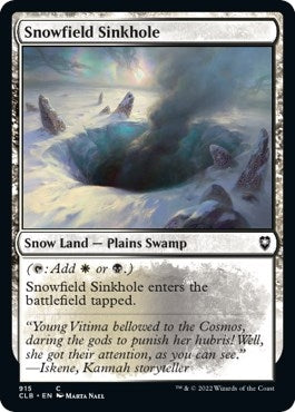Image for Snowfield Sinkhole (915) [Commander Legends: Battle for Baldur's Gate]
