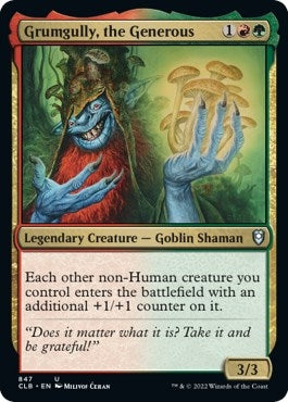 Image for Grumgully, the Generous (847) [Commander Legends: Battle for Baldur's Gate]