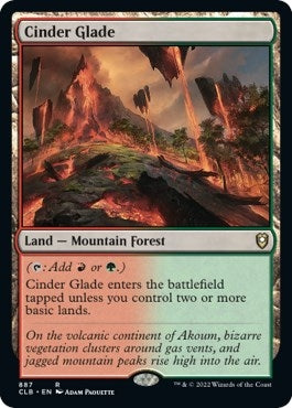 Image for Cinder Glade (887) [Commander Legends: Battle for Baldur's Gate]