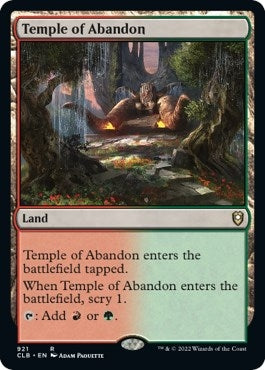 Image for Temple of Abandon (921) [Commander Legends: Battle for Baldur's Gate]