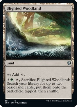Image for Blighted Woodland (881) [Commander Legends: Battle for Baldur's Gate]
