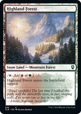 Image for Highland Forest (896) [Commander Legends: Battle for Baldur's Gate]