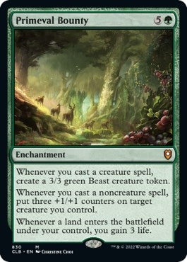 Image for Primeval Bounty (830) [Commander Legends: Battle for Baldur's Gate]