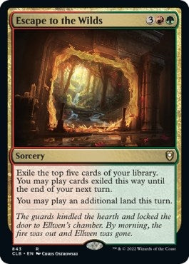 Image for Escape to the Wilds (843) [Commander Legends: Battle for Baldur's Gate]