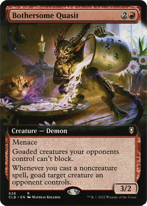 Image for Bothersome Quasit (Extended Art) (628) [Commander Legends: Battle for Baldur's Gate]